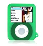 iPod Nano Silicone Case Package for Apple 3rd Generation. Silicon Skin Cover Incl. Screen Protector and Armband. Compatible With Nike+iPod 3G 4G 8G 4 GB 8 GB