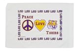 Standard Pillowcase - Peace Love LSU Tigers