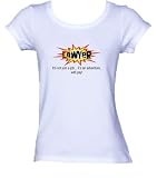 LAWYER It's not just a jobIt's an adventure, with pay! Ladies/Juniors FITTED Scoop-neck T-Shirt In Various Colors & Sizes