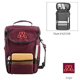 Minnesota Golden Gophers NCAA Duet Wine and Cheese Tote (Burgundy) (Embroidered Logo)