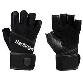 Harbinger 1255 Women's Training Grip Wrist Wrap Gloves