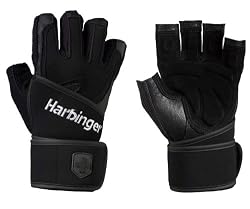Harbinger 1255 Women's Training Grip Wrist Wrap Gloves