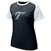 Toronto Blue Jays Shirts : Nike Toronto Blue Jays Ladies Black-White Team Logo Raglan Shirts