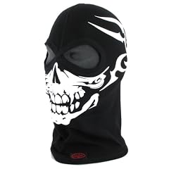 Motorrad Sturmhaube / Gesichtsmaske - Totenkopf - Thermoactiv SILVER+ �