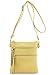 Functional Multi Pocket Crossbody Bag Yellow