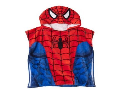 Marvel Spiderman Hooded Towel Red