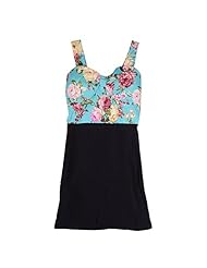 Summer Sleeveless Cotton General Print Mini Dress 