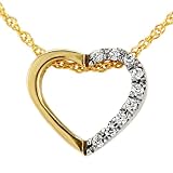 Bella Donna Damen-Halskette mit Anhänger 9 Zirkonia 585 Gelbgold 42 cm 33354205ZI