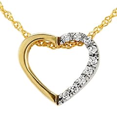 Bella Donna Damen-Halskette mit Anh�nger 9 Zirkonia 585 Gelbgold 42 cm 33354205ZI
