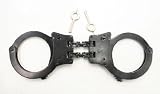 Brand New Black Double Lock Handcuffs with 2 Keys