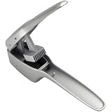 Jamie Oliver JB6300 Garlic Slice ?n' Press Dual-Chamber Cast-Zinc Garlic Peeler/Slicer