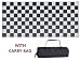 Reversible Mats 139181 Black/White Checkered Mat 9' x 18'