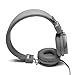 Urbanears Plattan Plus Folding Classic Full Size On-Ear Stereo Headphones with volume control for Apple iPod/iPhone/iPad, Dark Gray