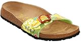 Produkt-Bild: Papillio Slipper ''Madrid'' aus Birko-Flor in april flower green mit schmalem Fussbett