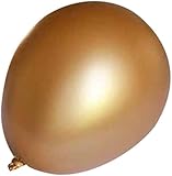 Firefly Imports Premium Latex Balloons Plain Color, 12-Inch, Gold, 12-Pack