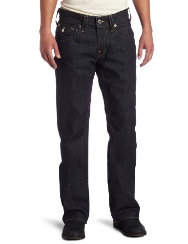 True Religion Men's Ricky Straight Leg Jean, Raw, 33