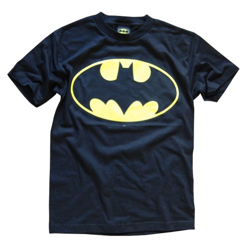 Classic Batman Bat Logo T-shirt - Medium (Black)