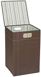 JJ Cole JDHCS/DHCS - W�schekorb Hamper 34,5 x 34,5 x 56 cm, braun gestreift