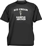 Ice Cream Sample Abuser Men's Tee Shirt in 12 colors Small thru 6XL