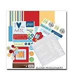 Scrapbook Kits, Missionary, Elder, Celestial Scrap Studio, White- Includes Paper, Stickers, Rub-Ons, Ect.- Perfect for Scrapbooking, Card Making and Designing, and Adding Decorative Touches to Picture Frames and Other Home Decor- Record All the Stages of Your Childrens Life with These Decorative Stickers- Primary, LDS Families, Young Womens, Young Mens, Relief Society, Priesthood