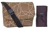 Chocolate Swirl Messenger Diaper Bag