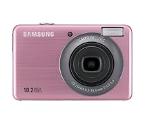 Samsung PL50 Digitalkamera (10 Megapixel, 3-fach opt. Zoom, 6,9 cm (2,7 Zoll) Display, Bildstabilisator) pink