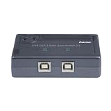 Hama 42041 Accessoire multimedia Bo�tier de commutation USB 2.0 semi-automatique 2 USB 'B' 1 USB 'A'par Hama