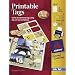 Avery 8-1/2 Inch by 11 Inch Ink Jet Sticker Paper with CD, Matte White, 3 Per Package