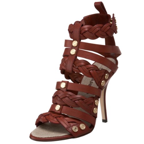 DSQUARED2 Women’s Intreccio Pump,Minerva Rosso,36 EU (US Women’s 6 M)