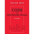 Code de proc�dure p�nale 2013
