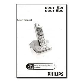 Philips Instruction Manual PCC467 For Philips Cordless Phone Models: DECT5211, DECT5251, DECT5252, DECT5253, DECT5254