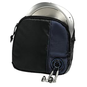 Hama CD Player Bag for CD Player and 3 CDs - Black/Blue
