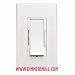 Leviton 000-VZI06-1LX Vizia 600-Watt Incandescent Dimmer 120 VAC, White