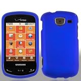 BLUE Hard Plastic Case Cover with Rubberized Texture Coating for Samsung U380 Brightside BLUE Hard Plastic Case Cover with Rubberized Texture Coating for Samsung U380 Brightside
