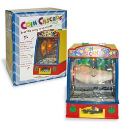 Coin Cascade Carnival Game: Sliding Quarters Game - Mini Version