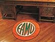 Florida A & M Basketball 29" Round Floor Mat (Rug) - Florida A&M Rattlers NCAA College Athletics