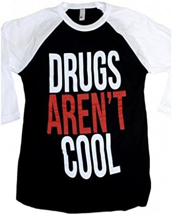 Party Sober Clothing Drugs Aren't Cool M Black