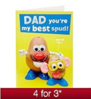 Dad Mr Potato Head Card