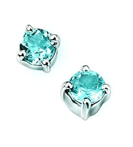 Elements E3643T - Pendientes de mujer de plata con topacios