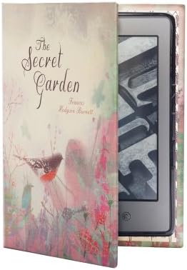 KleverCase Book Cover Case for Amazon Kindle 4th or 5th Gen Only - The Secret Garden