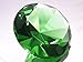 100mm Emerald Crystal Diamond Jewel Paperweight