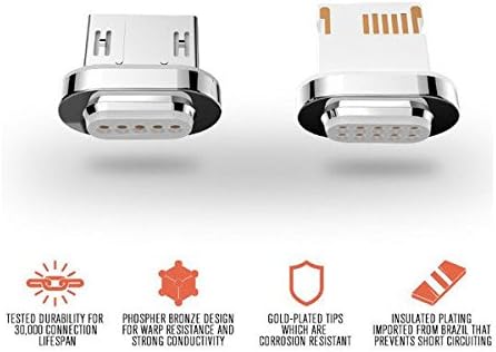 Kwik Magnus Tips [3 Pack] for iOS - Extra Tips for Kwik Magnus Cable