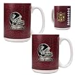 Atlanta Falcons 2pc 15oz Gameball Ceramic Mug Set - Helmet logo NFL Football