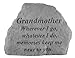 Kay Berry- Inc. 16620 Grandmother Wherever I Go-Whatever I Do - Memorial - 6.5 Inches x 4.75 Inches