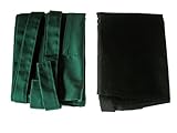 メンズサロンエプロン　ショート2個セット (ブラック＆グリーン)