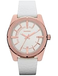 Diesel Analog White Leather Womens watch #DZ5342