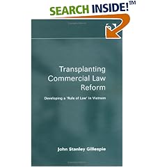 Transplanting Commercial Law Reform: Developing a 'rule of Law' in Vietnam