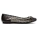 Michael Michael Kors Womens Olivia Leather Round Toe Slide Flats