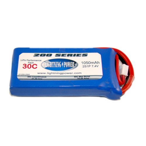 1050mAh 7.4V 2S1P 30C 1050mAh 7.4V 2S1P 30C