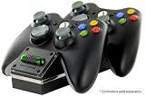picture of Nyko Charge Base and 2 Rechargeable Battery Packs - Black (Xbox 360)